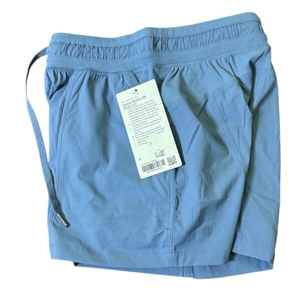 Lululemon Dance Studio High-Rise Short Size 4 3.5" W7CCGS in OASB Oasis Blue NWT - Picture 4 of 15